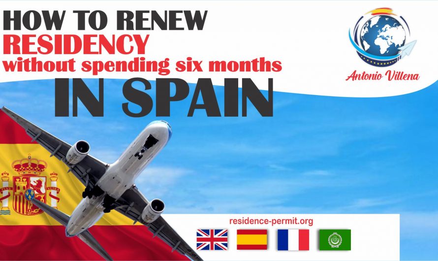 It is not necessary to be 6 months in Spain to renew the residence