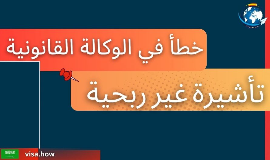 Error in the power of attorney – non-profit visa