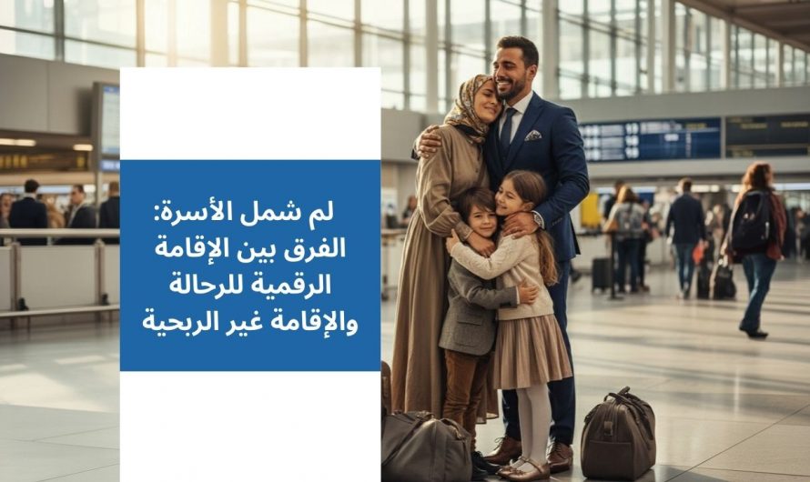 Family Reunification 👨‍👩‍👧‍👦: Difference Between 🆚 Digital Nomad 💻✈️ and Non-profit Residency 🚫💰